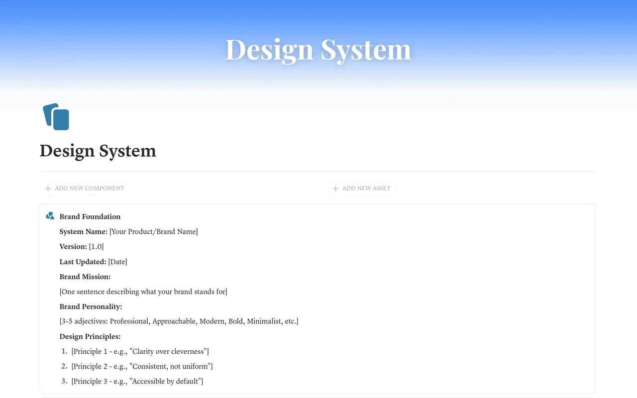 Design System preview