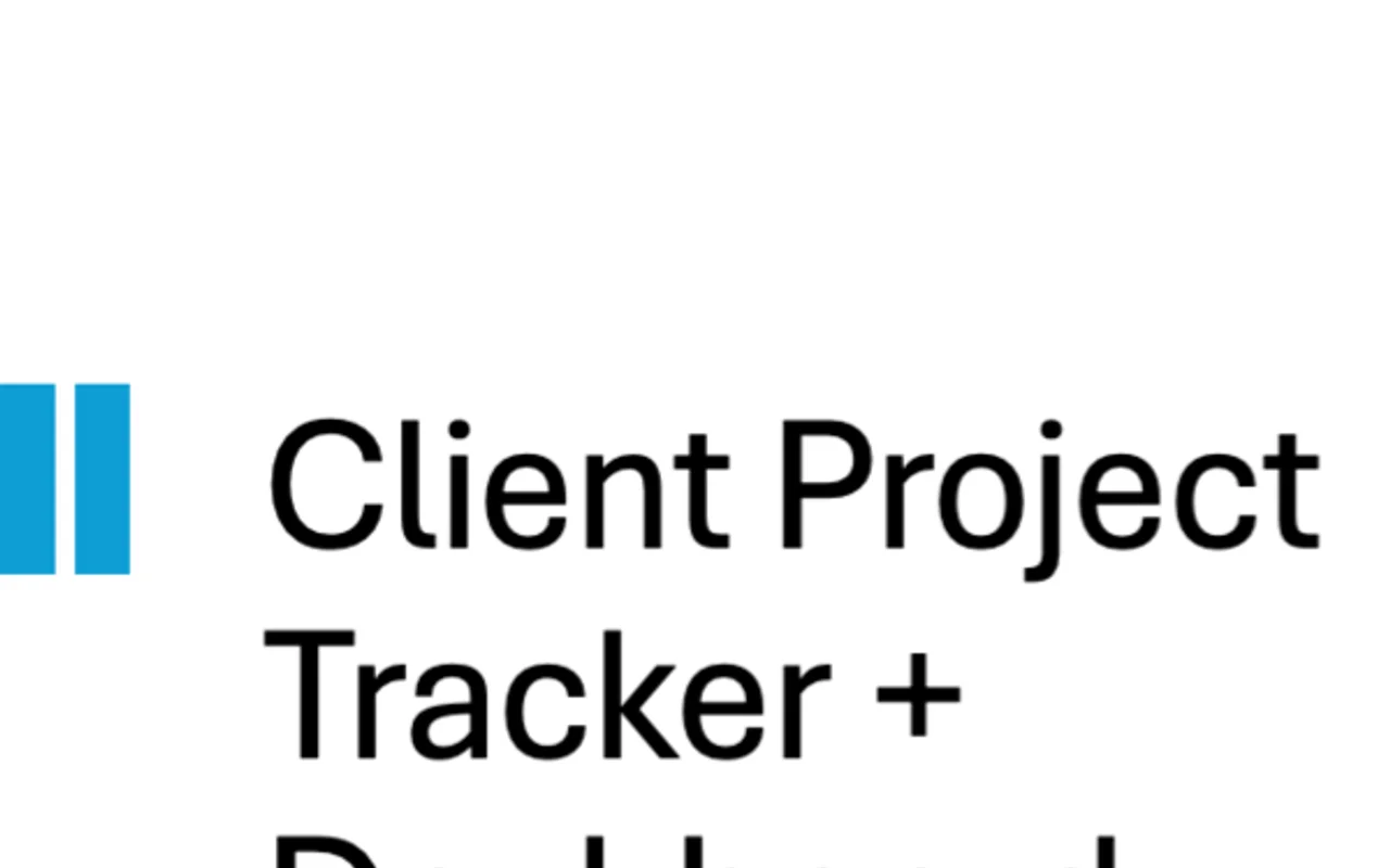 Client Project Tracker  & Dashboard for Freelancers & Small Teams preview
