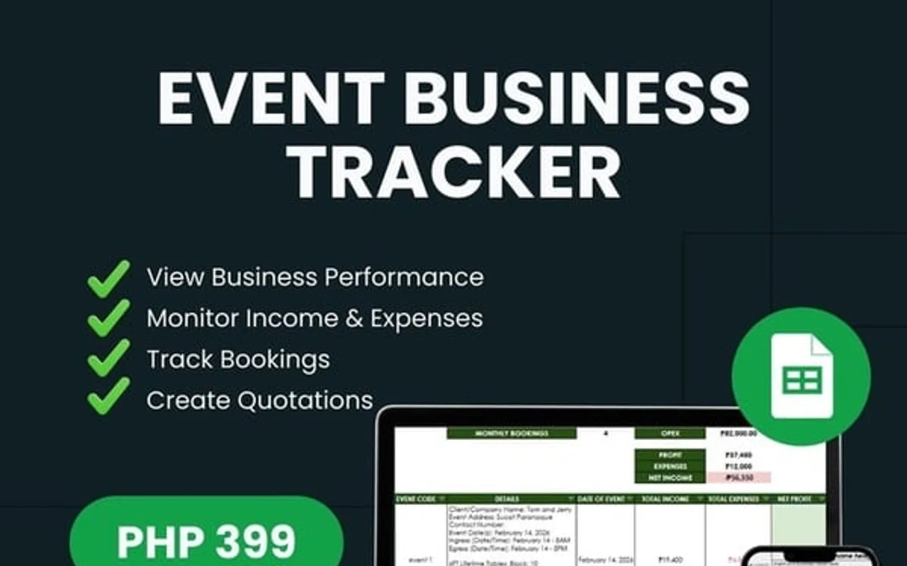 Event Business Tracker preview