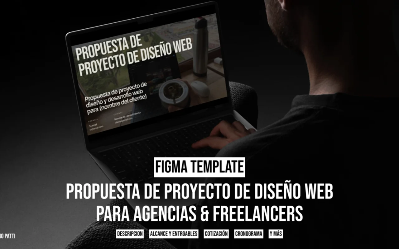 Propuesta de proyecto de Diseño Web | Figma Template preview