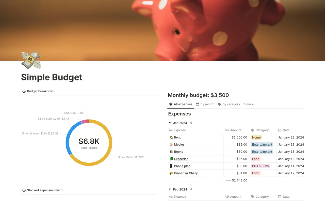 Simple Budget preview