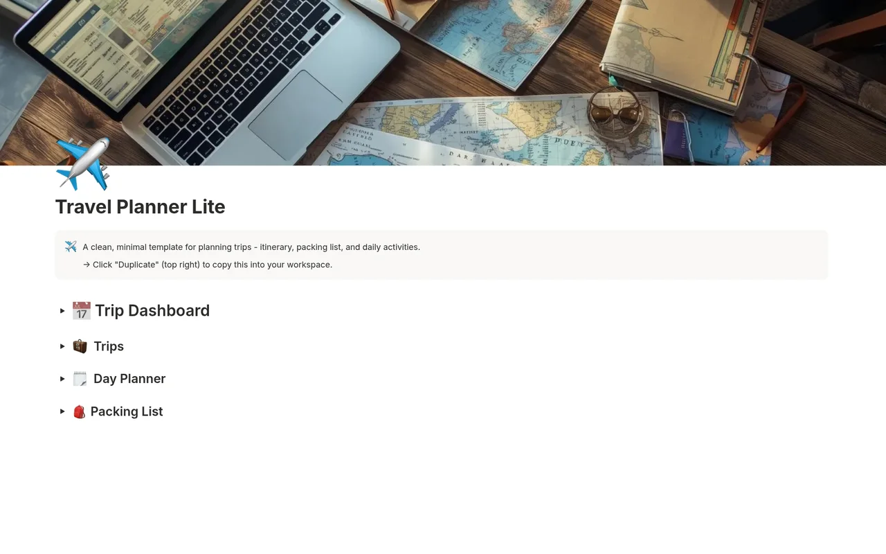 Travel Planner Lite preview